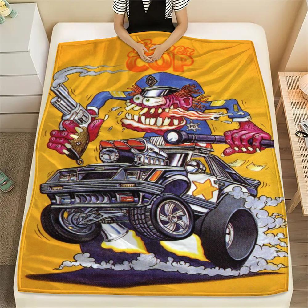 1 szt. Flanelowy Koc z Nadrukiem Kreskówkowym, Wysoka Jakość, Wygodny na Wszystkie Pory Roku, Wystrój Domu, Ciepło i Komfort, Idealny na Prezent Świąteczny lub Urodzinowy