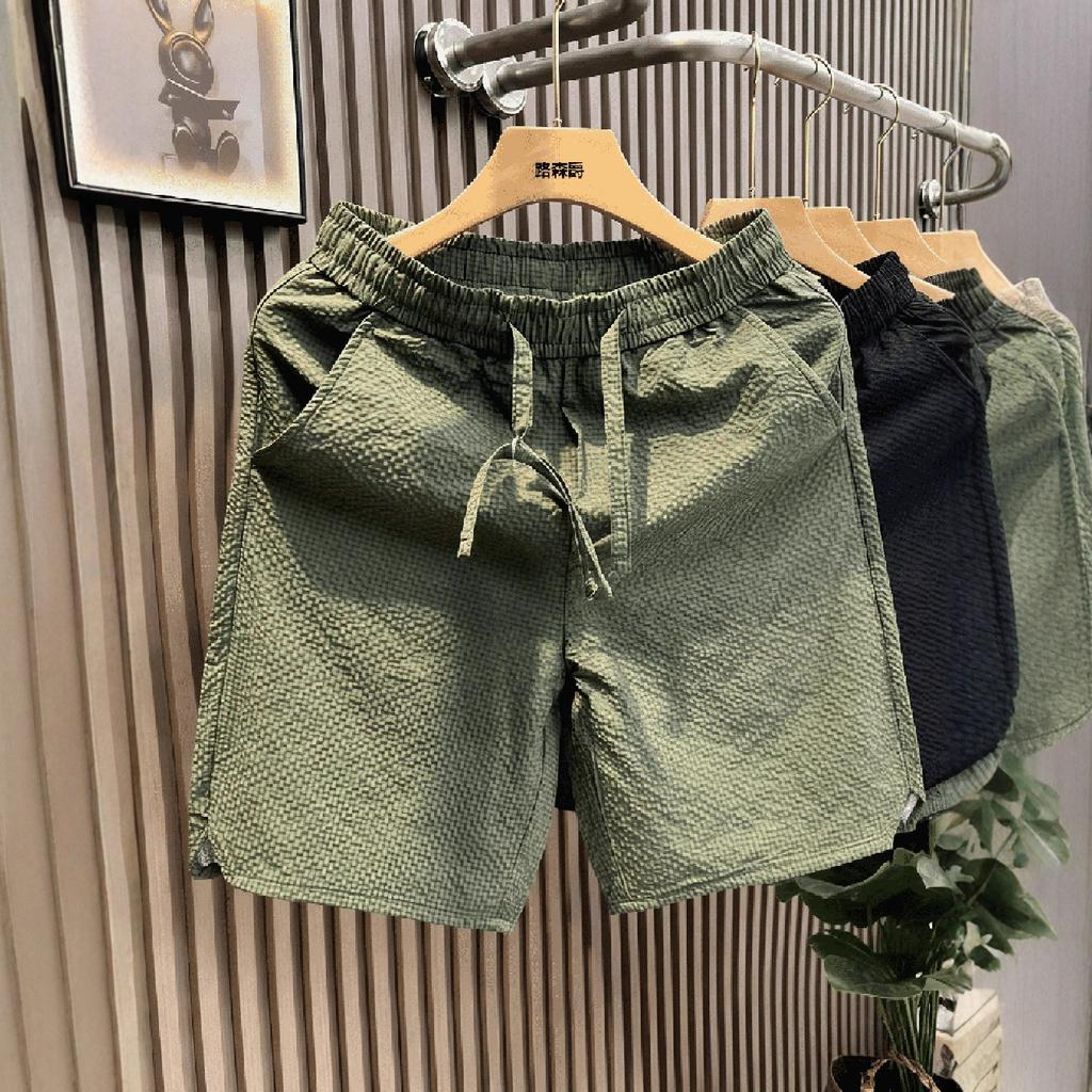 Men's Summer Casual Running Sport Jogging Shorts Breathable Quick-dry Cool Loose Straight Beach Shorts