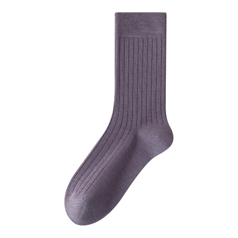 Women's Autumn and Winter Vertical Striped Warm Long Stockings, Antibacterial, Deodorizing, Sweat-absorbing Long Stockings, Stack Socks