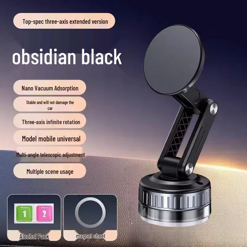 

Magnetic Phone Mount with Vacuum Suction for Car Navigation – Universal High-End Holder