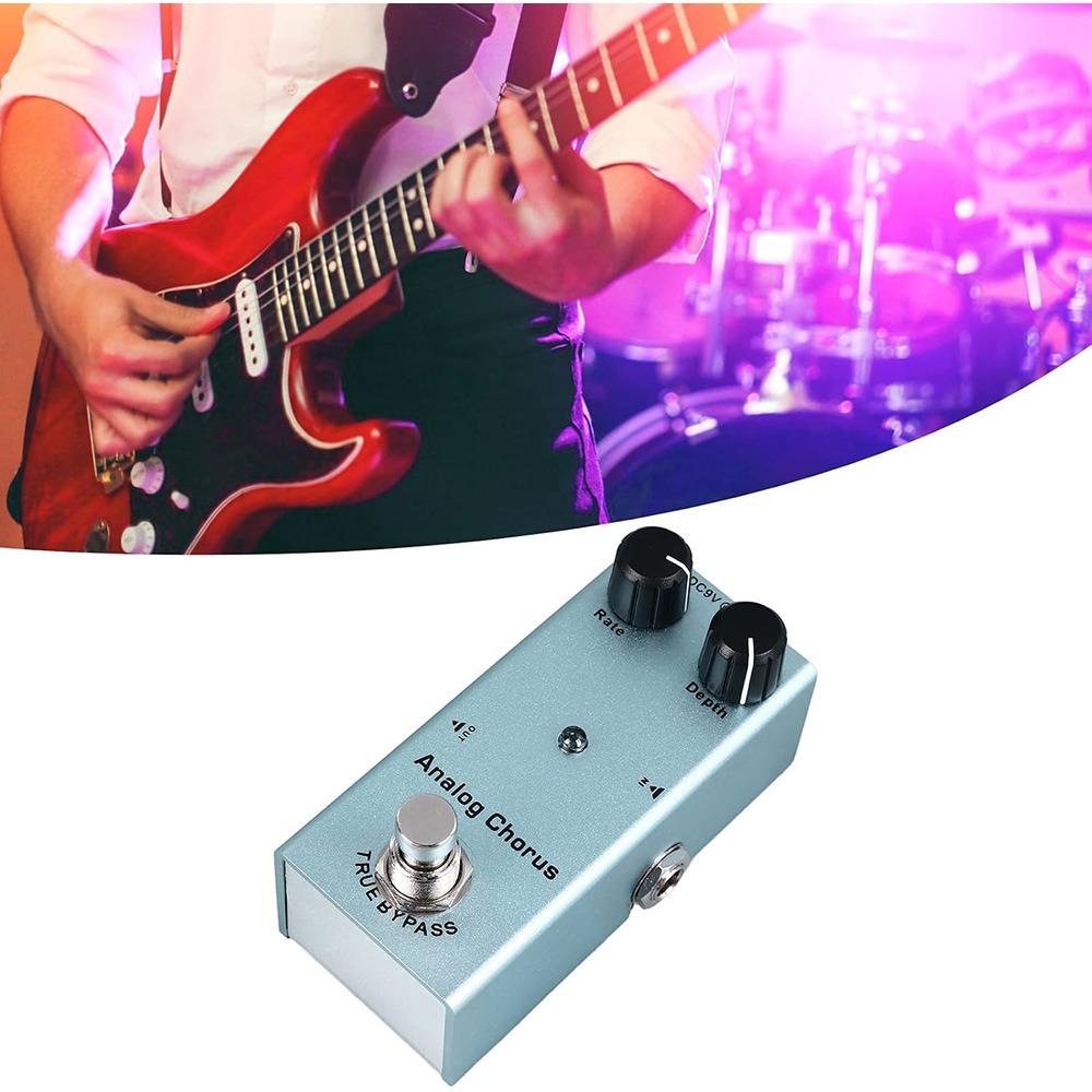 Low Noise Analog Chorus Pedal DC 9V Power Mini Effect Pedal Guitarists