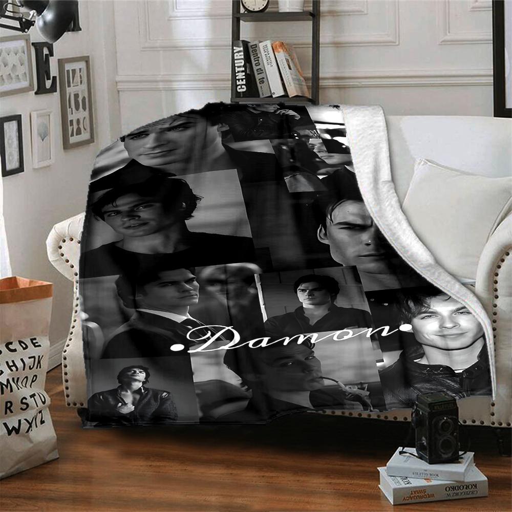Damon'S Emotional Journey Blanket Soft Throw Blanket For Home Bedroom Bed Sofa Travel Office Solid Christmas Blanket