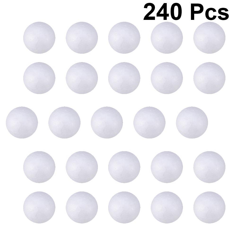 50 Stück 2 cm Weiße Massive Styropor Bastelkugeln Runde Kugeln Ideal zum Malen Kleben Schneiden Schleifen Hochzeit Weihnachten