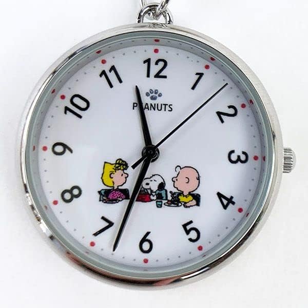 Fieldwork Women's Snoopy Analog Keychain Watch, Silver PNT035-4