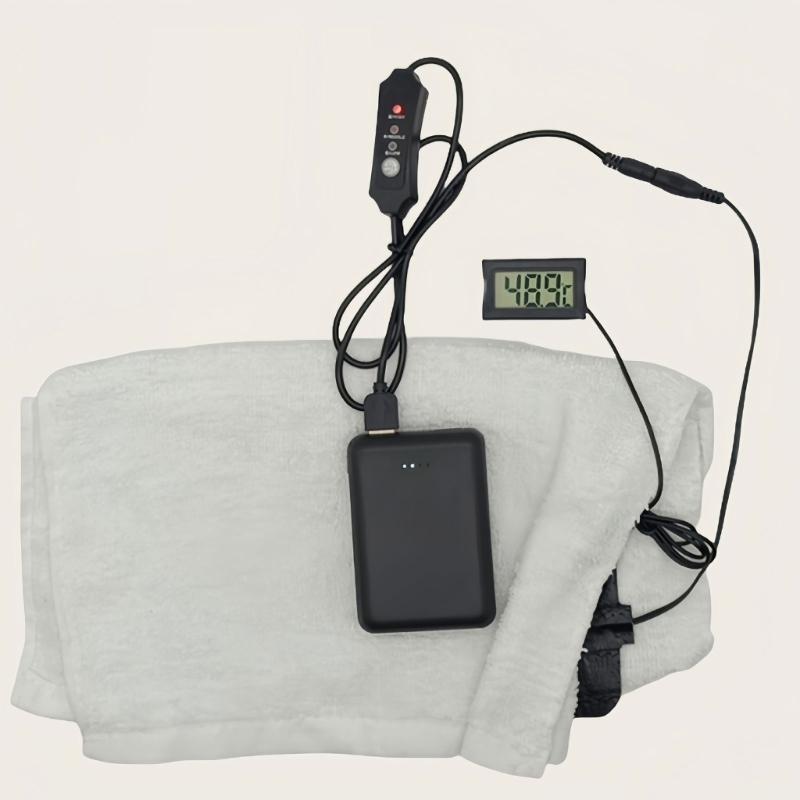 Portable Waterproof Seedling Heat Mats 3 Heat Level USB Powered for Indoor Plant and Reptiles Habitat Maintenance