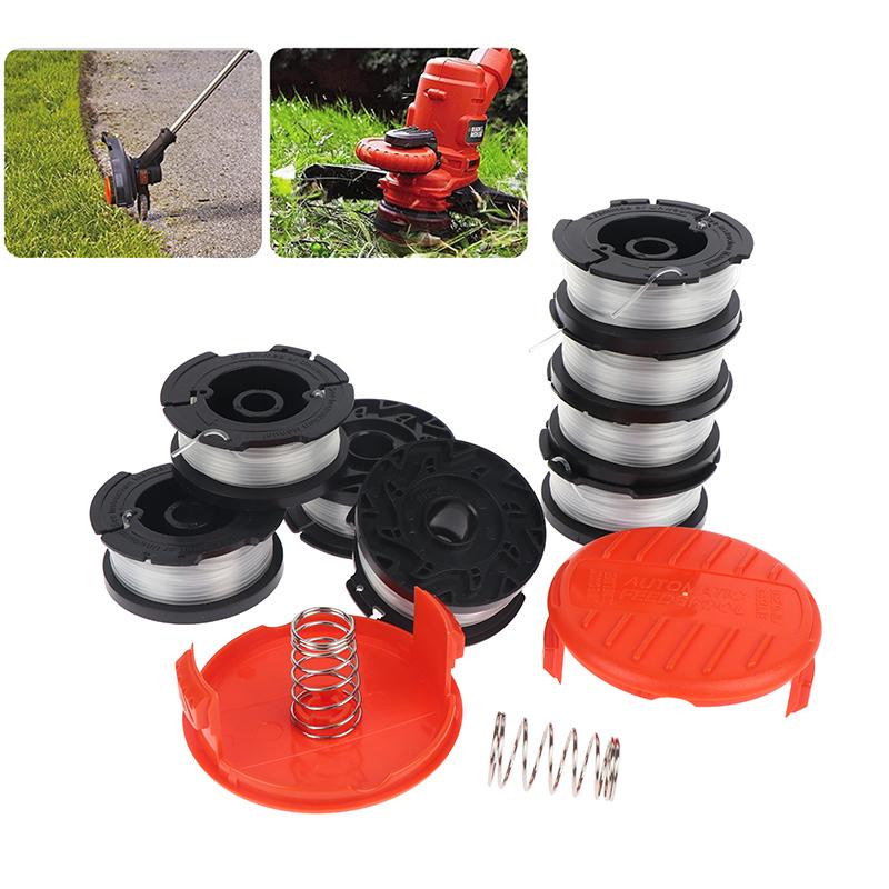1 Set Af-100 String Trimmer Replacement Spool String Trimmer Line 30Ft 0.065" Autofeed String Trimmer Line For Black+Decker