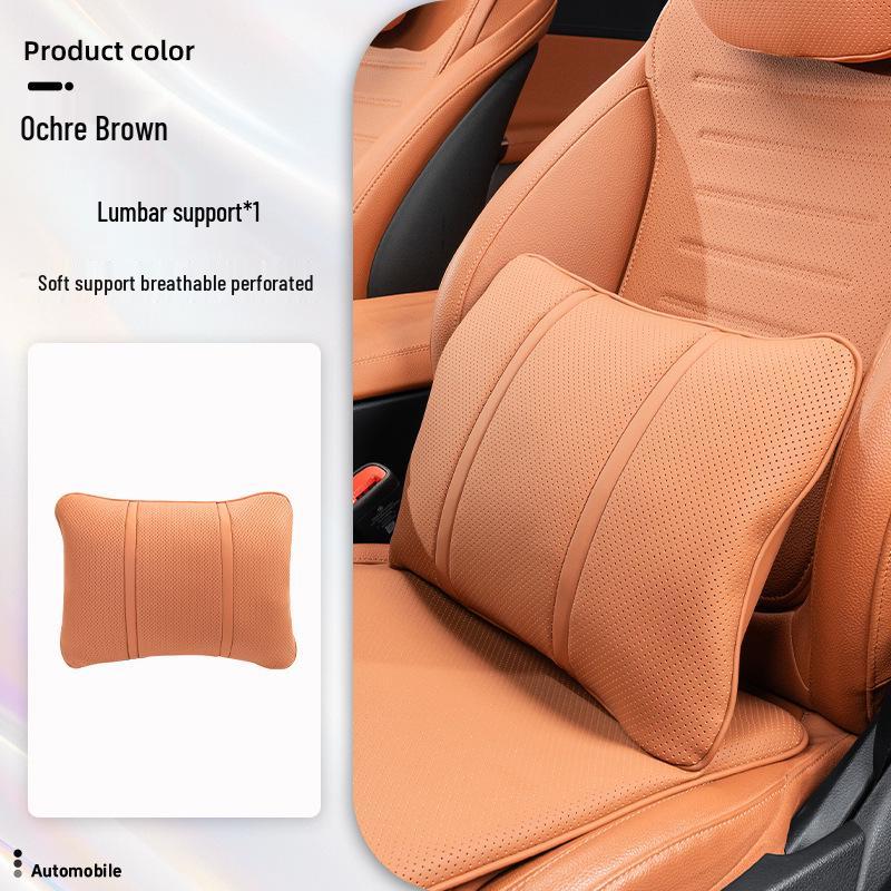 Luxurious Breathable Neck and Lumbar Seat Cushion Set for Maybach