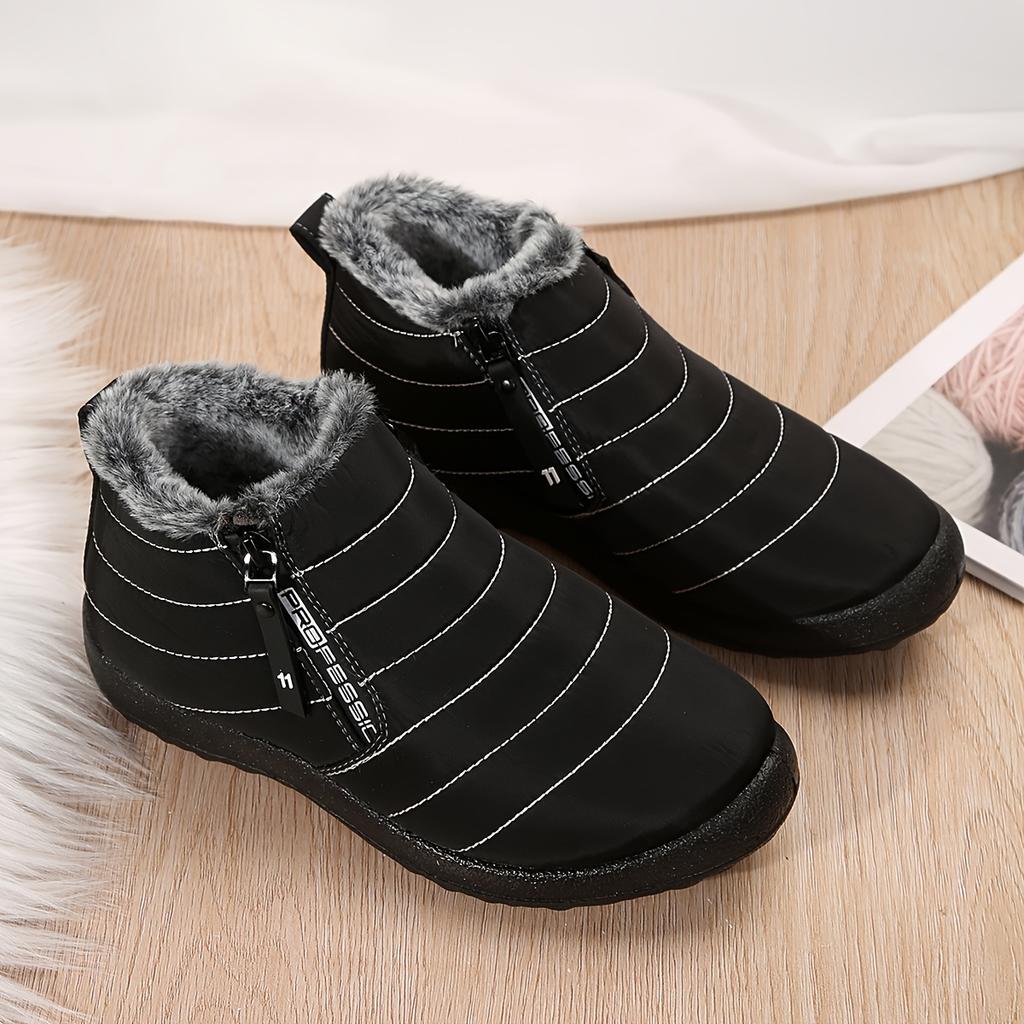 [High Quality Winter Boots] Winter Snow Boots, Women's High Quality Boots | Slip-Resistant EVA Sole, Warm Fabric Upper, Round Toe Design