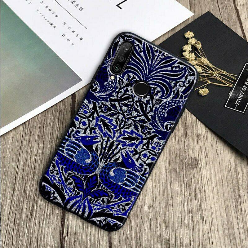 William Morris Lodden For Huawei Nova Y70 Y91 Y61 Y72 Y73 Y90 Y60 3i 7i 8i 11 12i 9 10 SE P20 P30 Pro P40 Lite Case