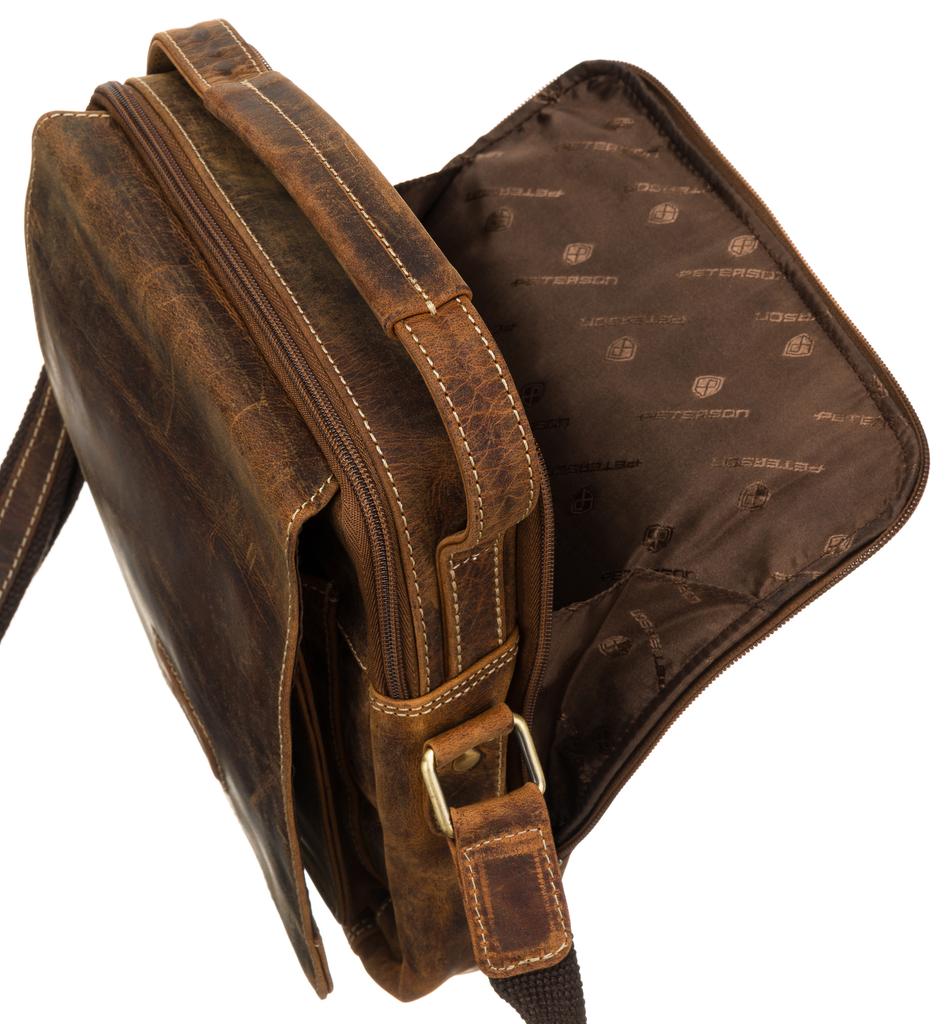 Leather bag PTN-371-TMH-5832 Tan