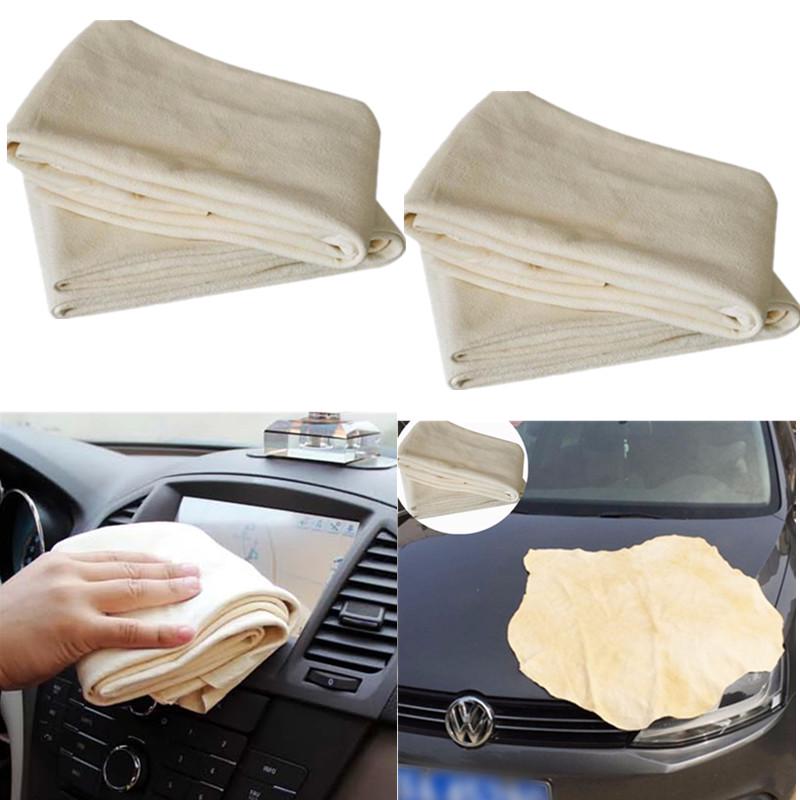 Buy Practical Magic Windows Quick Dry Wiping Chamois Leather Shammy Sponge Cloth Cleaning Towel