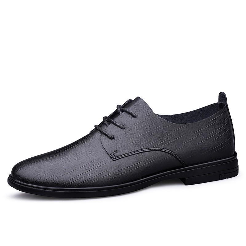 Men's Large Size British Style Hollow Leather Loafers - Summer Casual Cowhide Shoes