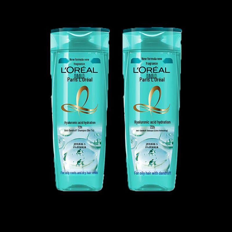 

L Oreal Hyaluronic Acid Refreshing Anti-Dandruff Shampoo (2 x 400ml)