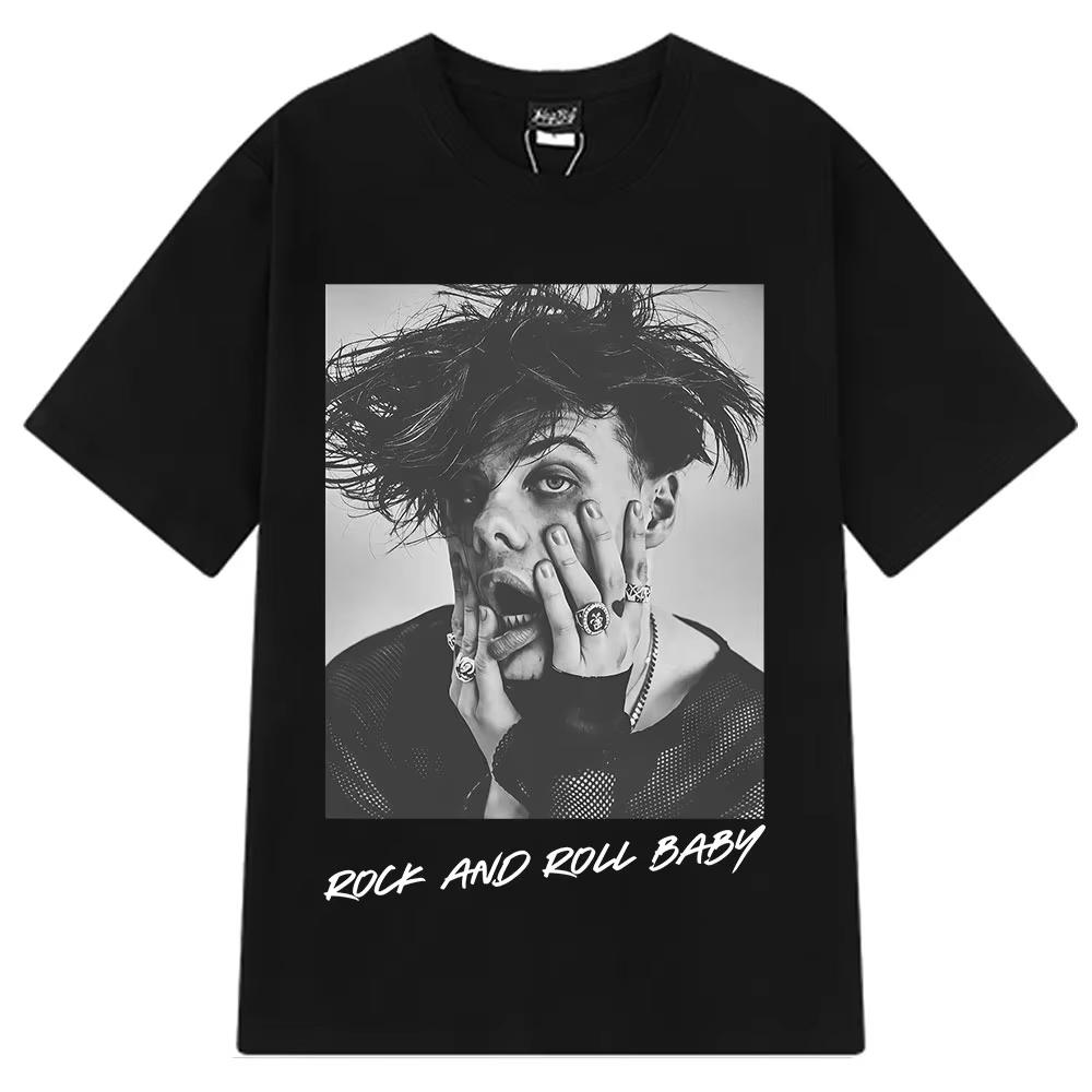 2026 SpringSummer Yungblud Tour New Idol Album Mens and Womens Punk Rock Fans Cotton HipHop TShirts Yungblud Men T Shirt M