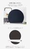 Round Elastomer Cutting Board D Shape Antibacterial X Heat Resistant X Can Be Used On Both [99.9% Sides] (Black, S)