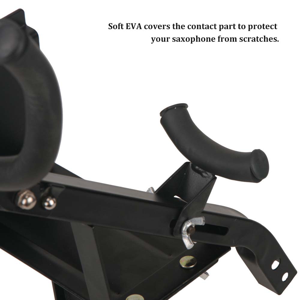 Wall-mounted Alto Tenor Saxophone Stand Sax Holder Saxophone Display Shelf Display Rack Saxophone Hanger Saxophone Accessory