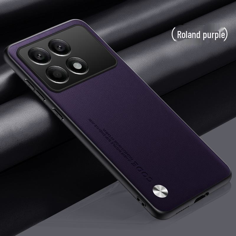 Kožené pouzdro s plným krytím Redmi K70 Pro Extreme Edition, ochranná skořepina K60/K50/K40 – design proti pádu.