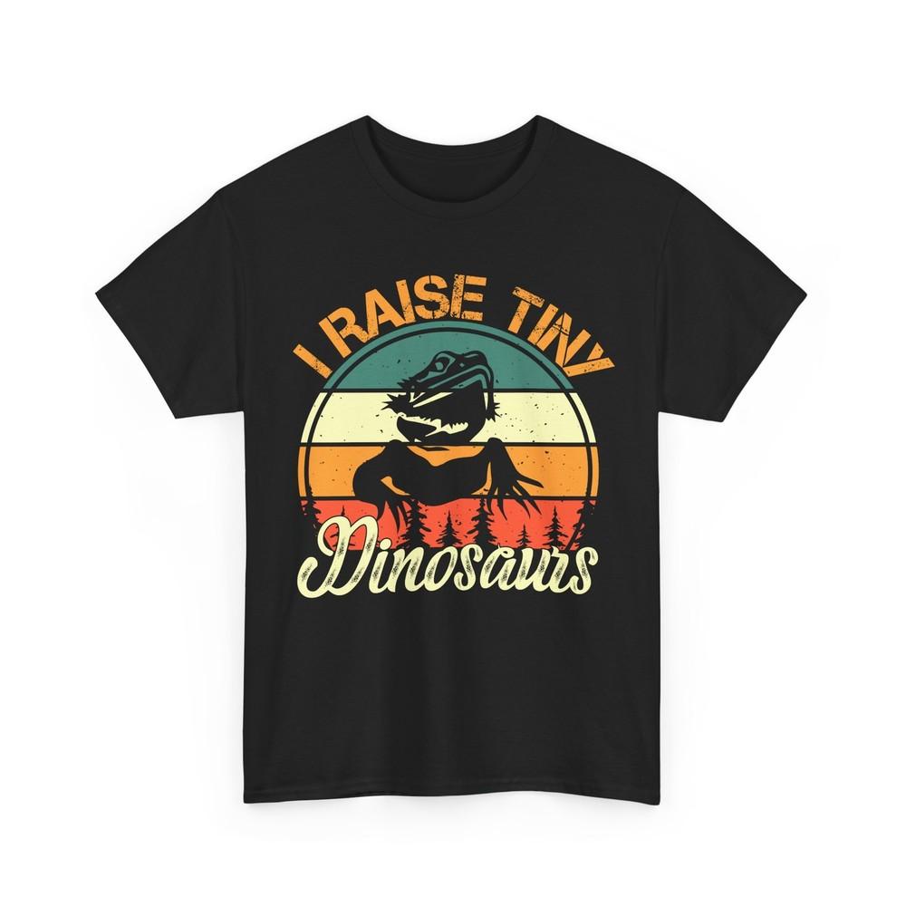 

I Raise Tiny Dinosaurs Shirt, Bearded Dragon Reptiles Lovers Vintage Shirt 2XL