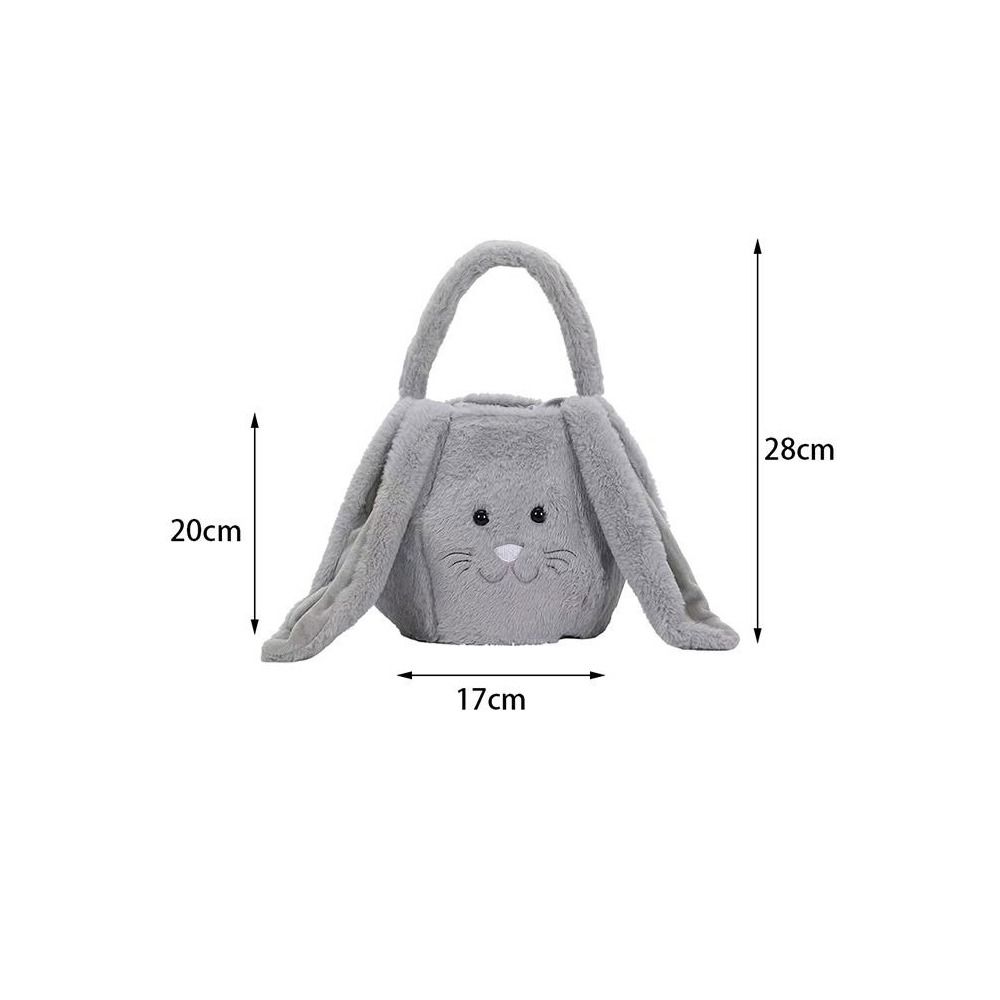 Egg Candy Baskets Bunny Handbag Large Capacity Lovely Storage Bag  Kids Party Gift