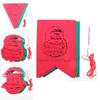 Cartoon Style Christmas Decorations Non-woven Fabric Banner For Festive Displays