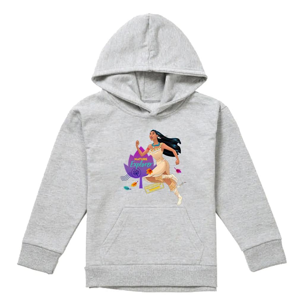 Pocahontas Childrens/Kids Natural Explorer Heather Hoodie