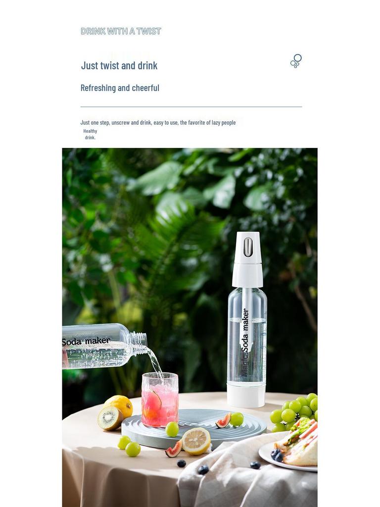 KT-128E Carbonated Drink Maker: Home & Commercial Sparkling Soda Water Machine