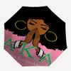 AKA Theme Automatic Umbrella, Lightweight & Portable, 8 Rib, Perfect for Outdoor Travel, Birthdays, Christmas, Gifts.