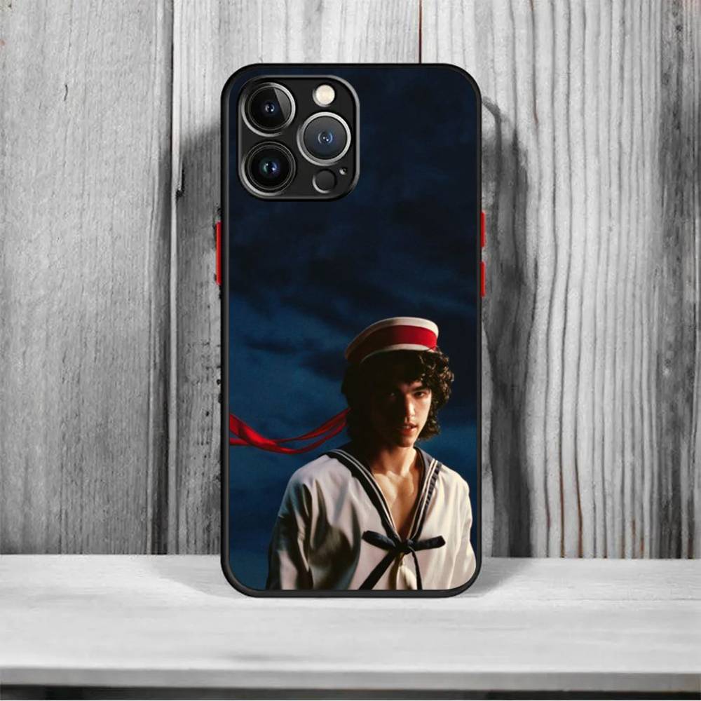 

C-Conan Gray Wishbone Matte Cover Phone Case For iPhone 16 15 14 11 12 13 Mini Pro Max X XR XS shockproof iPhone 16pro max