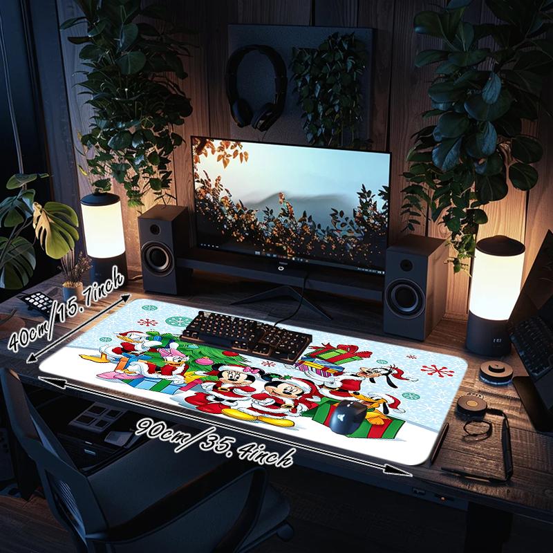 1Pc Christmas Celebration Friends Gaming Mouse Pad Keyboard Desk Mat Non-slip Rubber Lock Edge Waterproof Computer Mousepad for Office Home Decor Y110