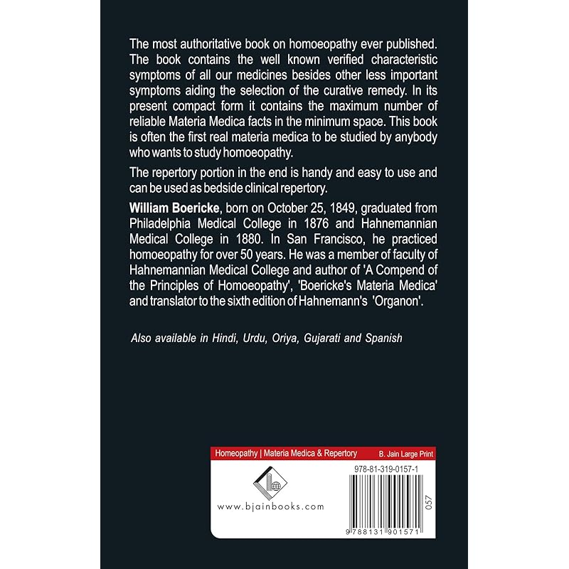 Pocket Manual of Homoeopathic Materia Medica & Repertory: Comprising of the Characteristic and Guiding Symptoms of All Remedies Clinical and Pathogene