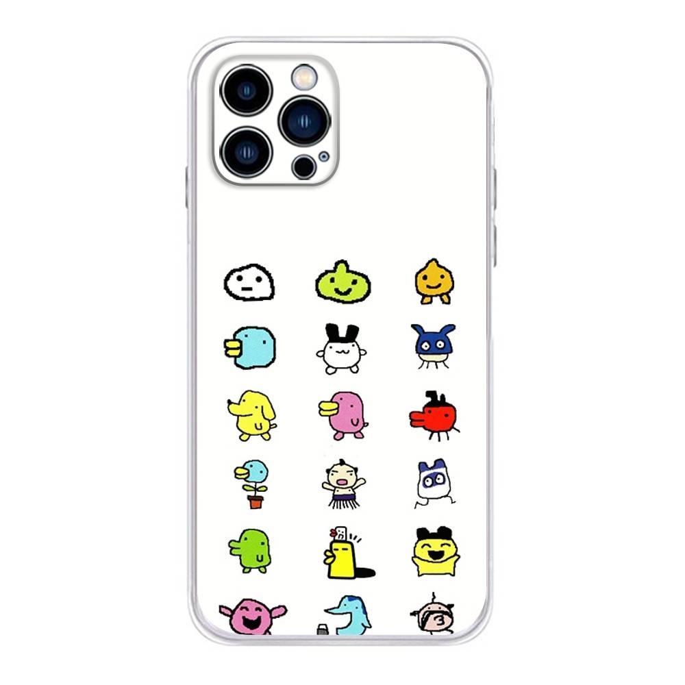 Game T-Tamagotchi K-Kuchipatchi Phone Case For iPhone 17 16,15,14,13,12,11 Plus,Pro,Max,XR,Plus,E,Mini Transparent Soft Cover