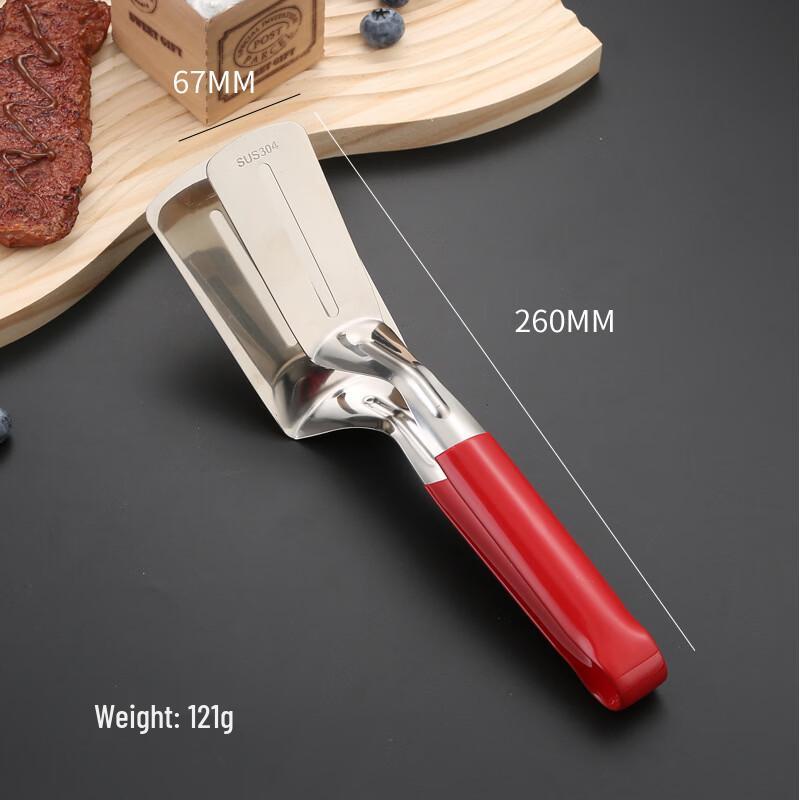 Zhishi Stainless Steel Silicone Handle Food Tongs
