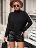 Otoño e invierno nueva ropa europea y americana para mujer suéter suelto con flecos suéter de punto suéter de cuello alto mujer
