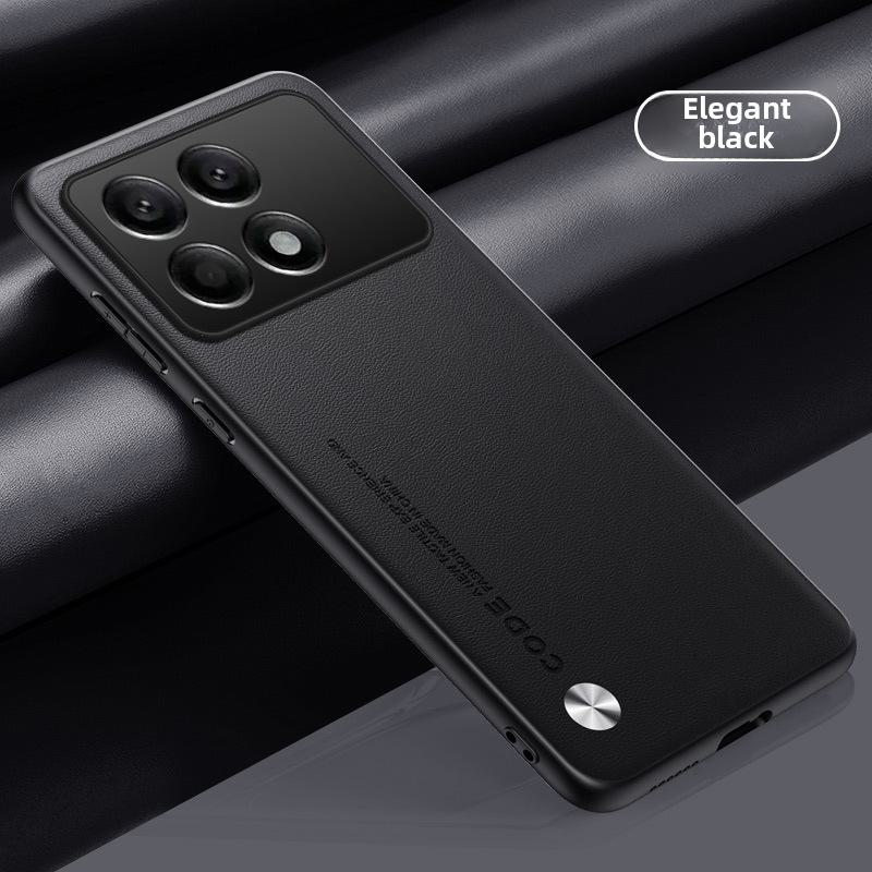 Kožené pouzdro s plným krytím Redmi K70 Pro Extreme Edition, ochranná skořepina K60/K50/K40 – design proti pádu.