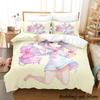 Sagiri Izumi Anime Bedding Set Single Twin Full Queen King Size Duvet Cover for Adult Kid Bedroom Decor