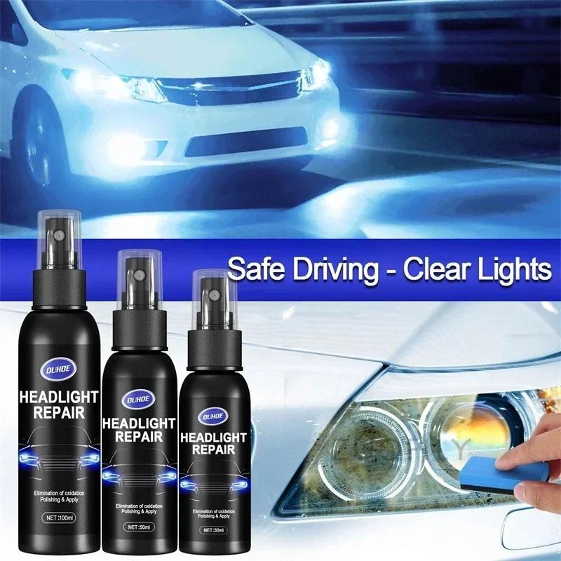 Car Light Restorative Liquid Anti Oxidation Removing Dirt Portable Car Headlight Repair Polish Liquid for Car Headlight Renovate