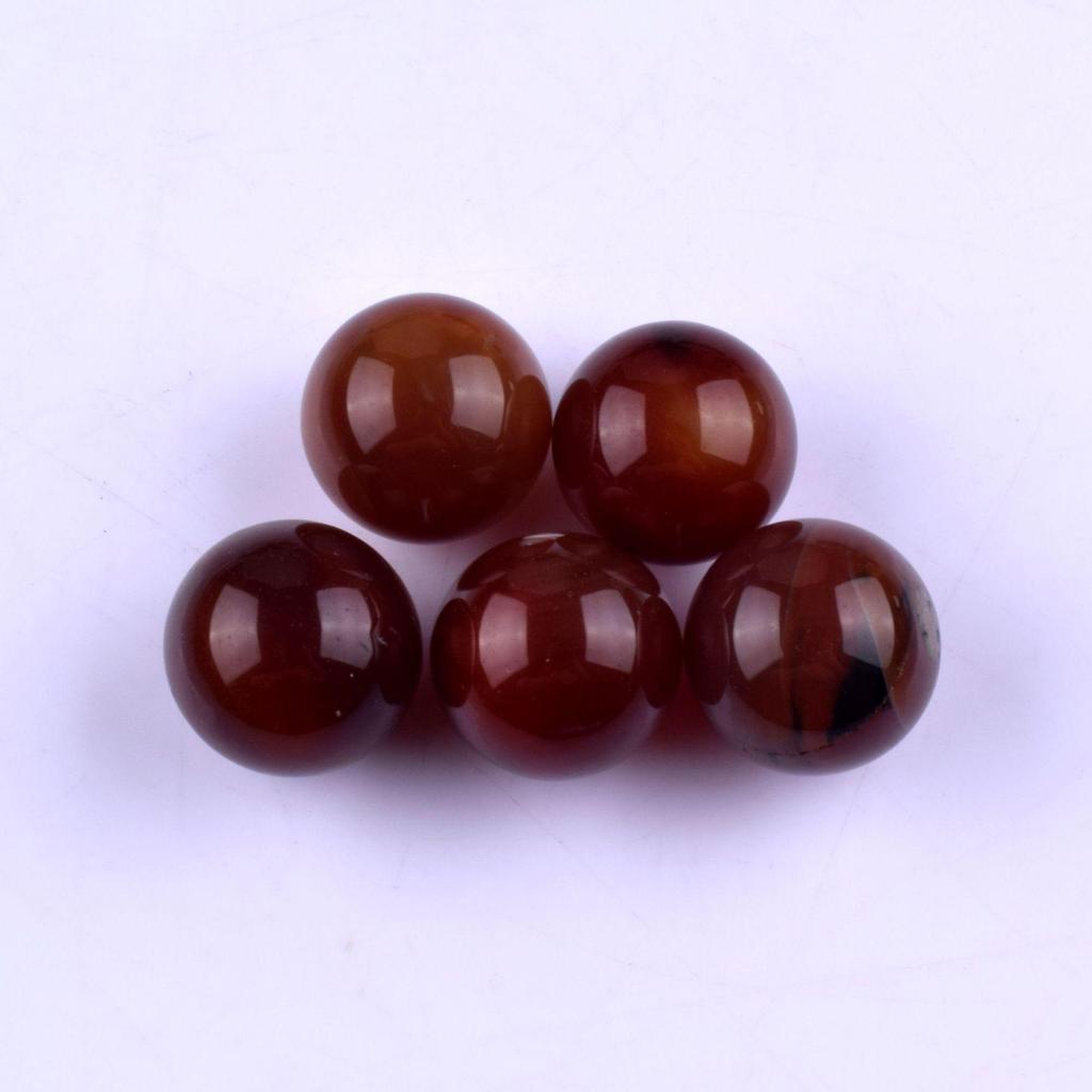 White Crystal Agate Round Ball 20mm: Non-Porous Natural Stone for DIY Fluorite Craft Ornaments