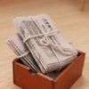 1/12 Dollhouse Simulation Model Mini Doll House Decor New Miniature Retro Newspaper Set