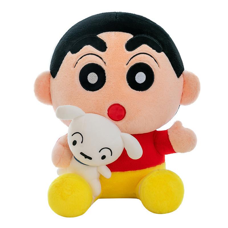 Adorable Crayon Shinchan Plush Toy With Soft Crystal Velvet Fabric Perfect For Kids