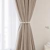 Magnetic Curtain Tiebacks with Pearls & Rhinestones, No Drill Window Curtain Holders, Elegant Luxury Curtain Tie Backs for Living Room, Bedroom