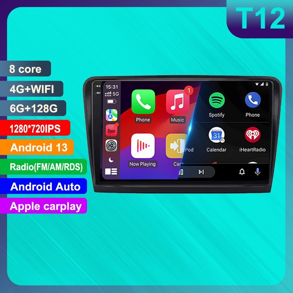 Skoda Superb 2 B6 Android Navigation & CarPlay System with HD Reverse Camera