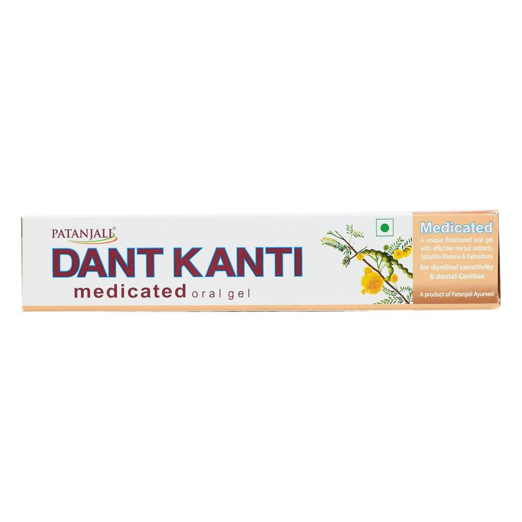 Medicinsk tandkräm-gel, Dant Kanti Medicinsk, Patanjali 100g