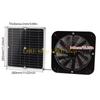 L8RE Monocrystalline Solar Panel Greenhouses Ventilation Pet House Exhaust Fan