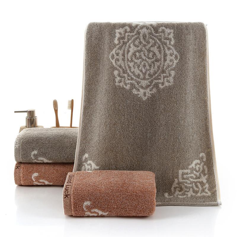 Adult Men's High Quality Cotton Retro Soft Washcloth Travel Hotel Portable Towel Beach Sun Bath Gym Running Sweat Towel Toallas