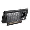 For Google Pixel 8 Pro Kickstand Case Card Holder Phone Cover Crocodile Texture
