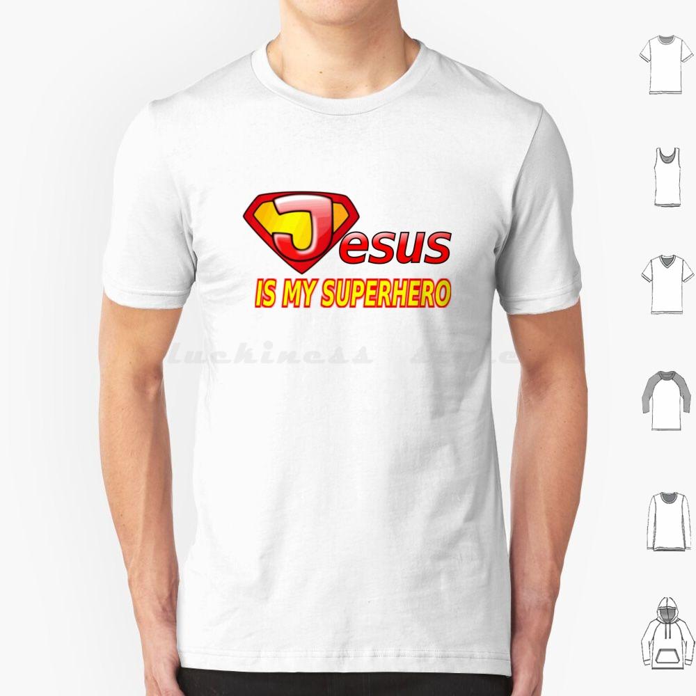 Jesus Ist Mein Superheld T-Shirt Baumwolle Herren Damen DIY Druck Jesus Ist Mein Superheld Jesus Christus Lustig Christlich Jesus Ist Mein