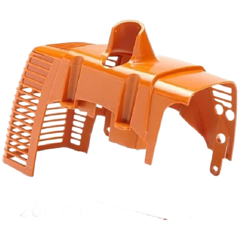 Cylinder Head Cover Replacement Compatible with FS120 FS200 FS250 For Chainsaw Trimmer Plastic Orange 20x11x13cm