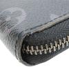 Used LOUIS VUITTON Purse Zippy Wallet Vertical M62295 Monogram Eclipse black gray Zip Around