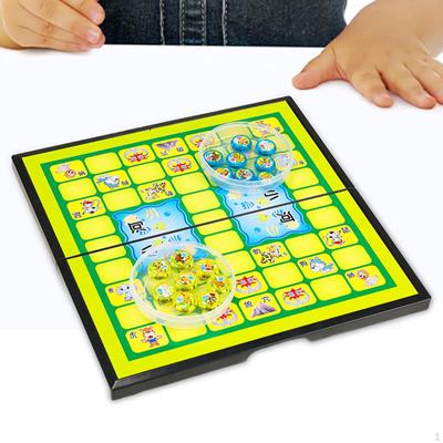 Chinesisches Tierschach-Brettspiel, Cartoon-Stil, für Anfänger, Jungen, Mädchen, Kinder und Erwachsene, 20 cm
