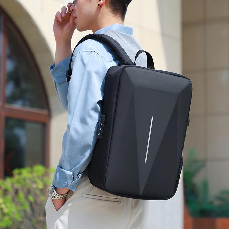 Backpack Backpack Business Leisure Large Capacity Computer Backpack Travel Bag USB Charging Business Commuter